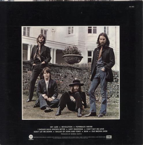 The Beatles Hey Jude - Peach vinyl LP album (LP record) US BTLLPHE324470