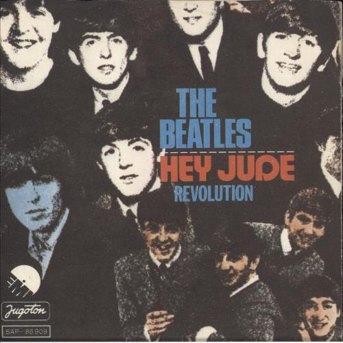 The Beatles Hey Jude 7" vinyl single (7 inch record / 45) Yugoslavian BTL07HE500988