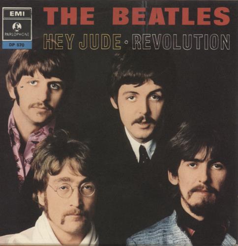 The Beatles Hey Jude 7" vinyl single (7 inch record / 45) Italian BTL07HE64377