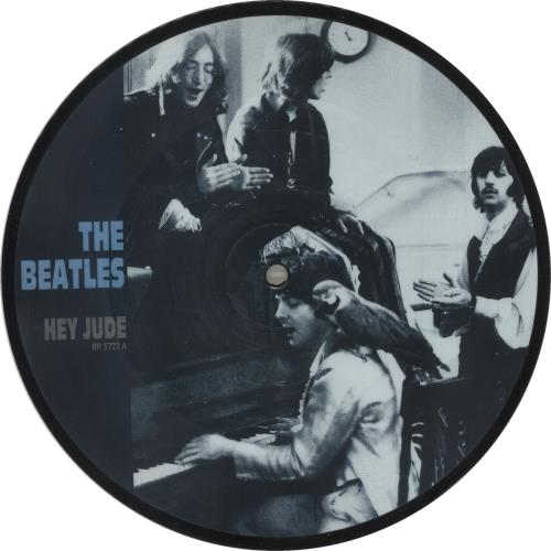 The Beatles Hey Jude 7" vinyl picture disc (7 inch picture disc single) UK BTL7PHE735578