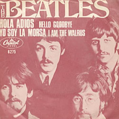 The Beatles Hola Adios 7" vinyl single (7 inch record / 45) Mexican BTL07HO211656