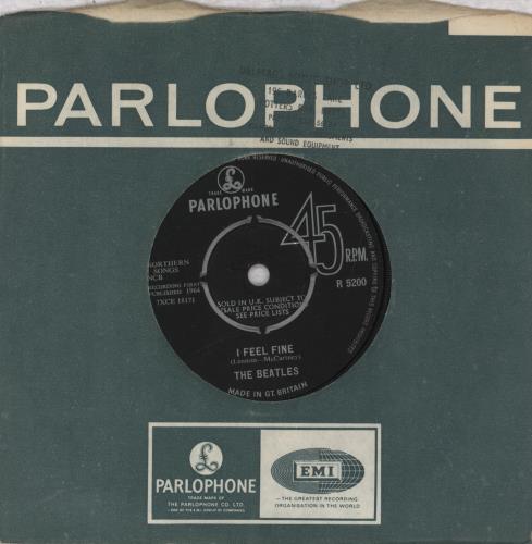 The Beatles I Feel Fine - 1st - EX 7" vinyl single (7 inch record / 45) UK BTL07IF782967
