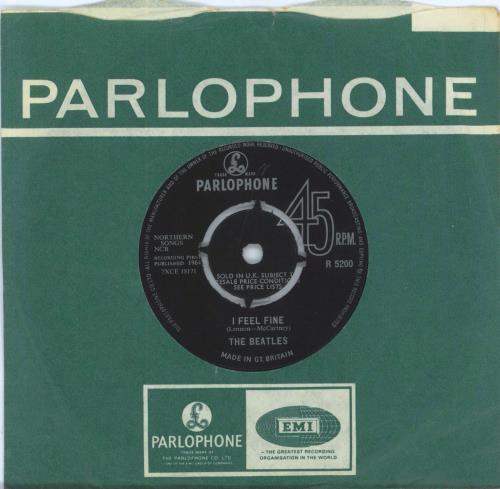 The Beatles I Feel Fine - 1st - Oriole 7" vinyl single (7 inch record / 45) UK BTL07IF813680