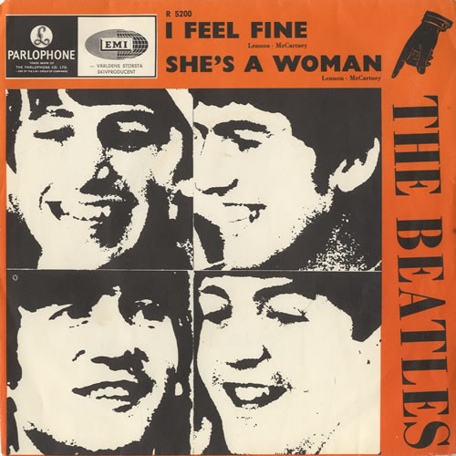 The Beatles I Feel Fine 7" vinyl single (7 inch record / 45) Swedish BTL07IF458237