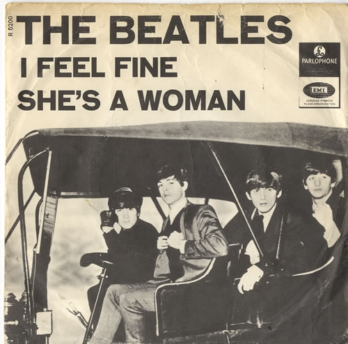 The Beatles I Feel Fine 7" vinyl single (7 inch record / 45) Danish BTL07IF593668