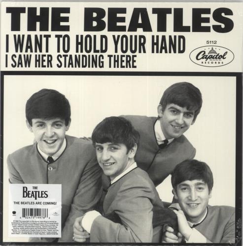 The Beatles I Want To Hold Your Hand / I Saw Her Standing There - Sealed 7" vinyl single (7 inch record / 45) UK BTL07IW851523