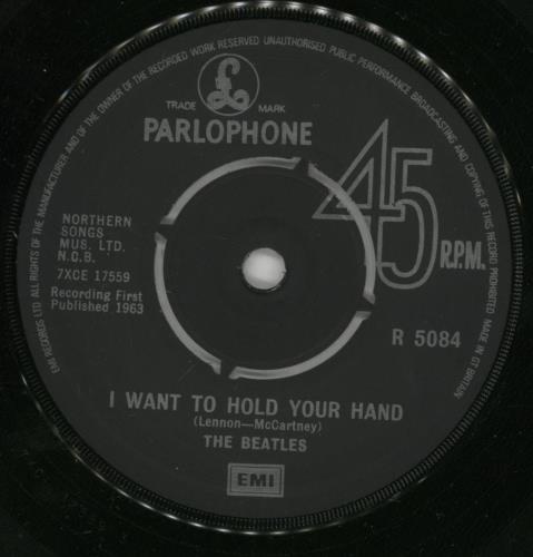 The Beatles I Want To Hold Your Hand - 1976 7" vinyl single (7 inch record / 45) UK BTL07IW553391