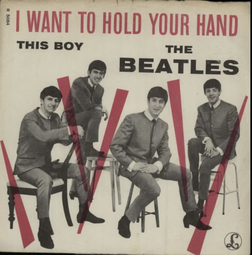 The Beatles I Want To Hold Your Hand 7" vinyl single (7 inch record / 45) Danish BTL07IW593655