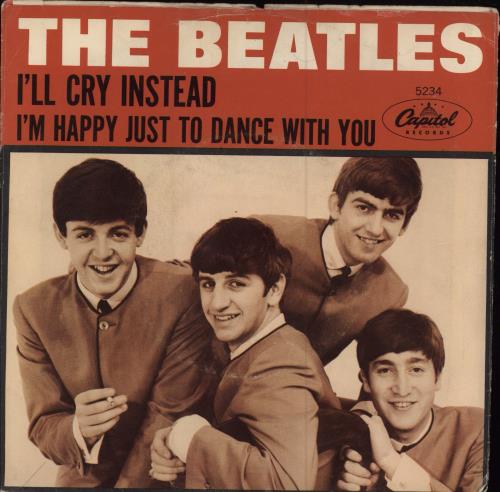 The Beatles I'll Cry Instead - P/S 7" vinyl single (7 inch record / 45) US BTL07IL782141