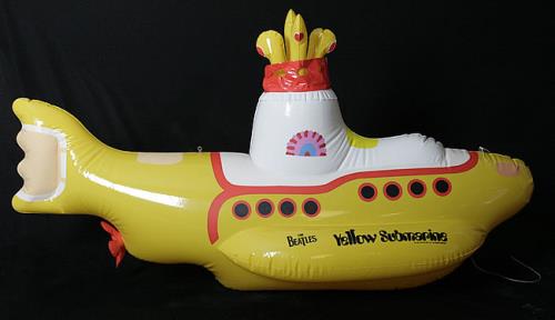 The Beatles Inflatable Yellow Submarine memorabilia US BTLMMIN487346