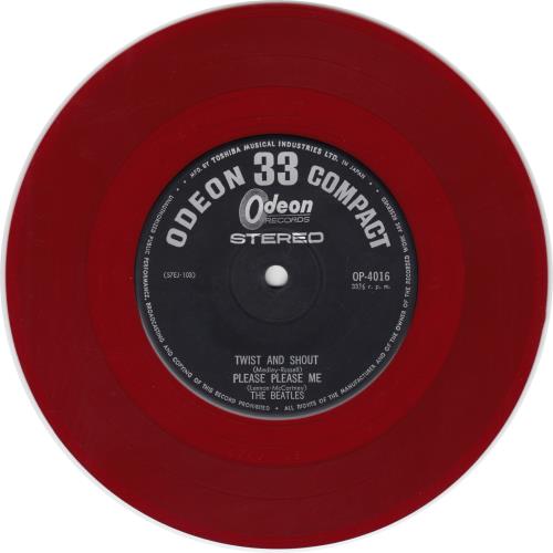The Beatles Japanese EP #1 - 1st - Red 7" vinyl single (7 inch record / 45) Japanese BTL07JA217617