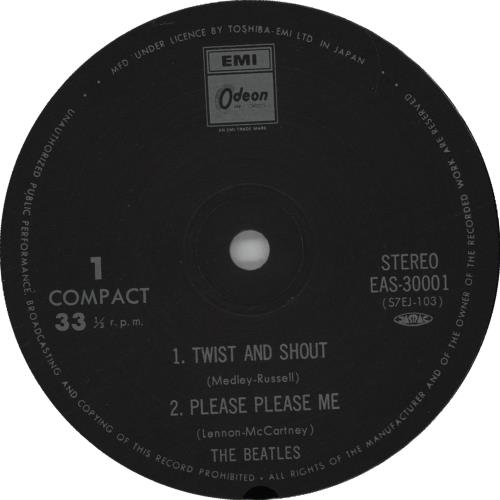 The Beatles Japanese EP #1 7" vinyl single (7 inch record / 45) Japanese BTL07JA674980