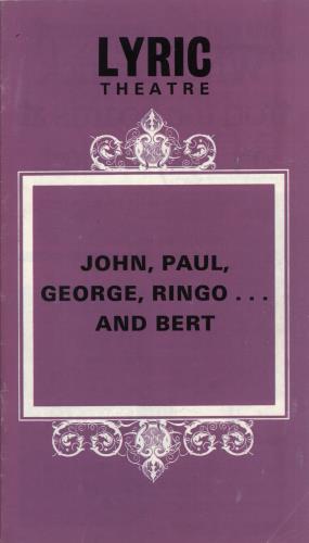 The Beatles John Paul George Ringo ... & Bert - EX + Theatre Programme vinyl LP album (LP record) UK BTLLPJO875636