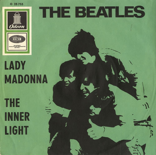 The Beatles Lady Madonna - 2nd 7" vinyl single (7 inch record / 45) German BTL07LA553984