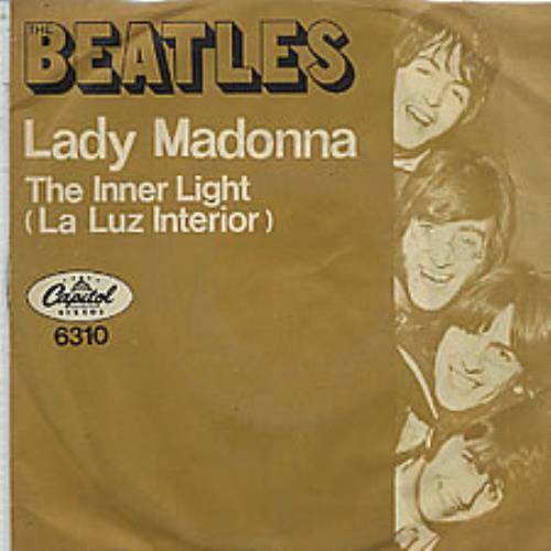 The Beatles Lady Madonna 7" vinyl single (7 inch record / 45) Mexican BTL07LA268006