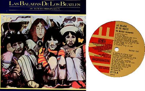 The Beatles Las Balads De Los Beatles vinyl LP album (LP record) Argentinean BTLLPLA241890