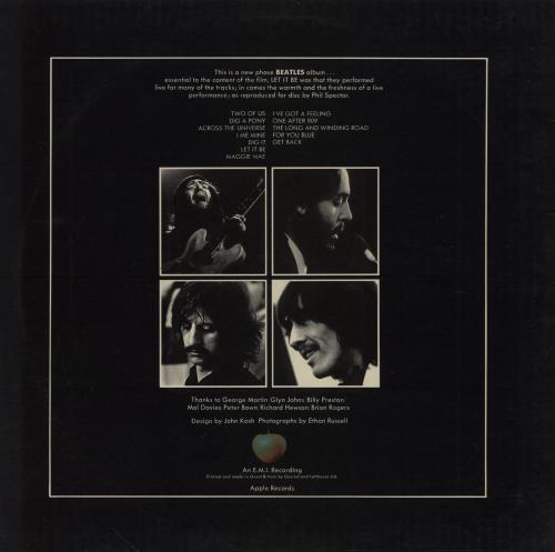 The Beatles Let It Be - 2nd - EX vinyl LP album (LP record) UK BTLLPLE757968