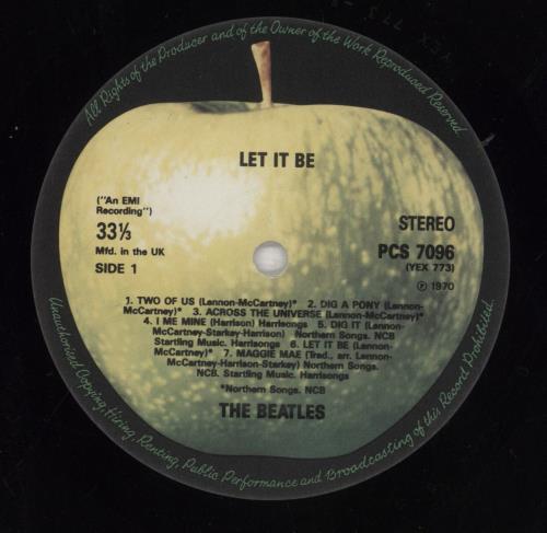 The Beatles Let It Be - DMM - EX vinyl LP album (LP record) UK BTLLPLE856593