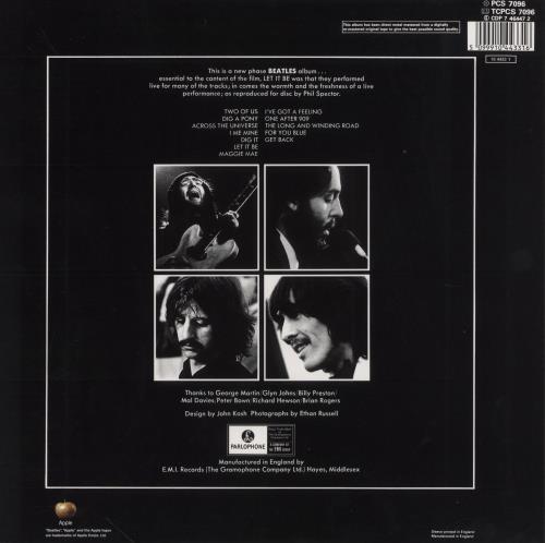 The Beatles Let It Be - DMM - EX vinyl LP album (LP record) UK BTLLPLE856593