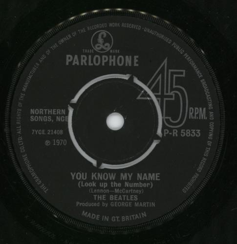 The Beatles Let It Be - Export Single 7" vinyl single (7 inch record / 45) UK BTL07LE318454