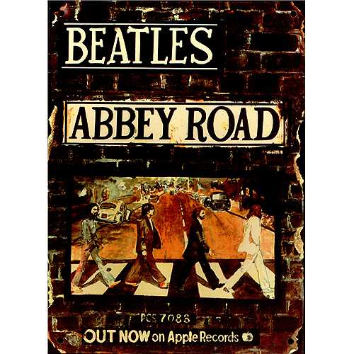 The Beatles Let It Be - Metal Reproduction Poster memorabilia UK BTLMMLE409512