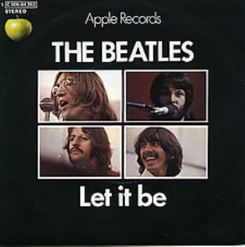 The Beatles Let It Be - p/s 7" vinyl single (7 inch record / 45) German BTL07LE146840