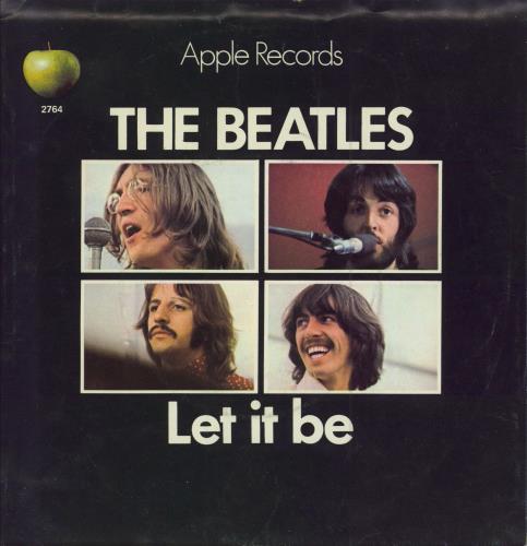 The Beatles Let It Be - P/S 7" vinyl single (7 inch record / 45) US BTL07LE782963