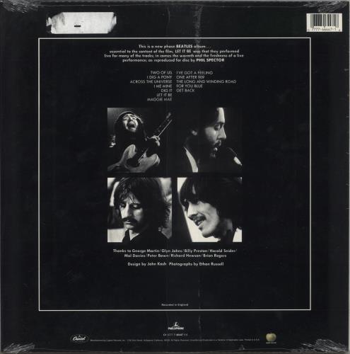 The Beatles Let It Be - Sealed vinyl LP album (LP record) US BTLLPLE228247