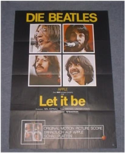 The Beatles Let It Be poster German BTLPOLE172863