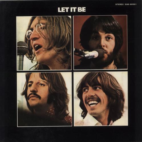 The Beatles Let It Be vinyl LP album (LP record) Japanese BTLLPLE880795