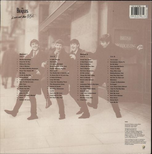The Beatles Live At The BBC - EX - Card Insert 2-LP vinyl record set (Double LP Album) UK BTL2LLI874799