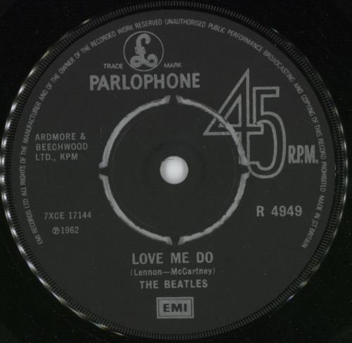 The Beatles Love Me Do - 1976 7" vinyl single (7 inch record / 45) UK BTL07LO183424