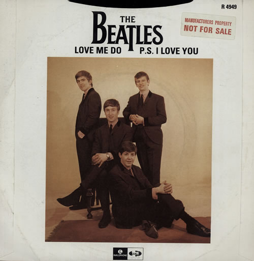 The Beatles Love Me Do - 1982 - Sample 7" vinyl single (7 inch record / 45) UK BTL07LO147488