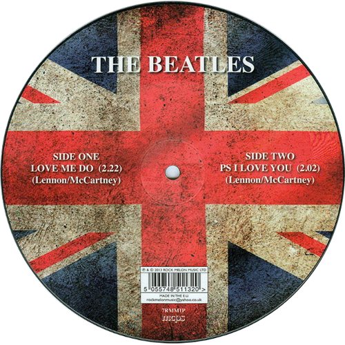 The Beatles Love Me Do 7" vinyl picture disc (7 inch picture disc single) UK BTL7PLO596133