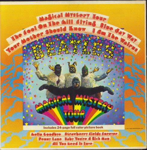 The Beatles Magical Mystery Tour - 1st EX vinyl LP album (LP record) US BTLLPMA860644