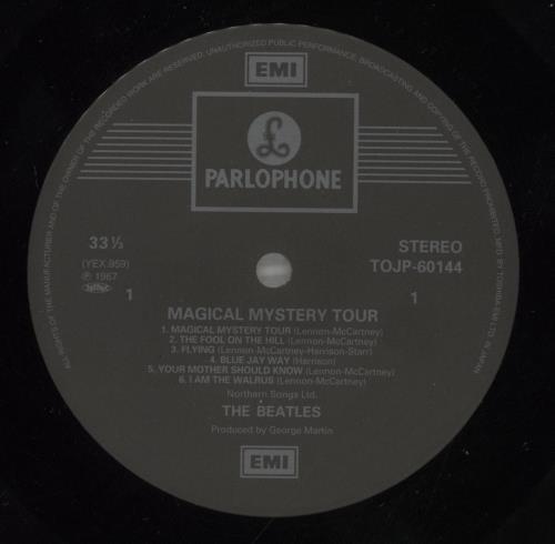 The Beatles Magical Mystery Tour - Sample Stickered vinyl LP album (LP record) Japanese BTLLPMA879952