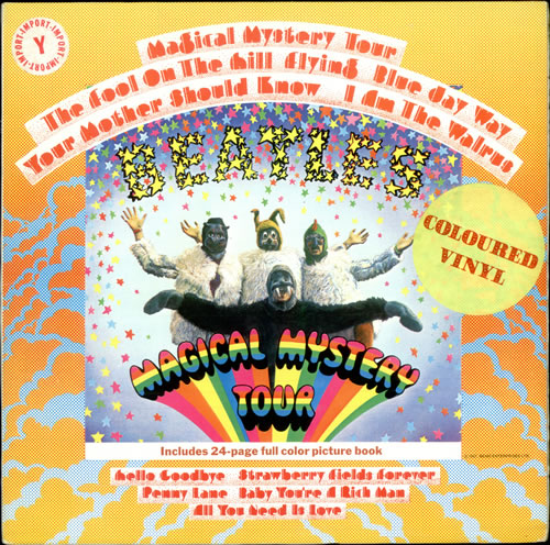 The Beatles Magical Mystery Tour - Yellow Vinyl vinyl LP album (LP record) UK BTLLPMA79940