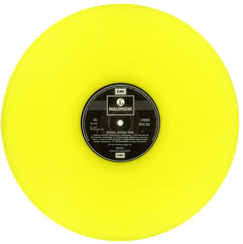 The Beatles Magical Mystery Tour - Yellow Vinyl vinyl LP album (LP record) UK BTLLPMA79940