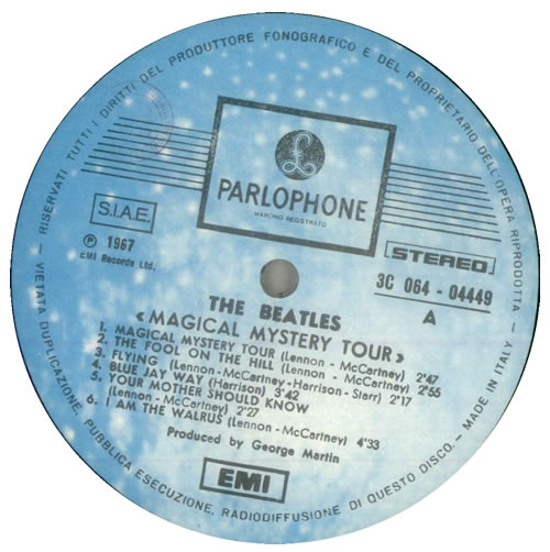The Beatles Magical Mystery Tour vinyl LP album (LP record) Italian BTLLPMA255312