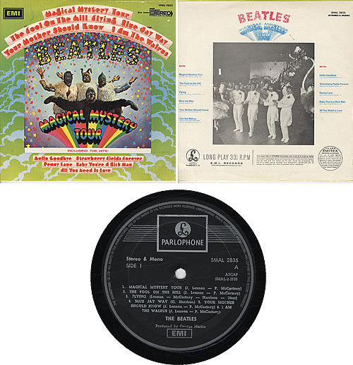 The Beatles Magical Mystery Tour vinyl LP album (LP record) Israeli BTLLPMA324558