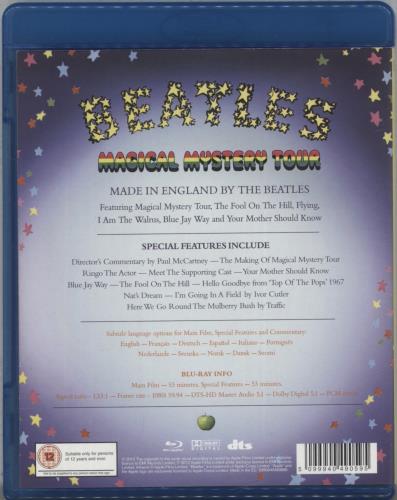 The Beatles Magical Mystery Tour Blu Ray DVD UK BTLBRMA570192