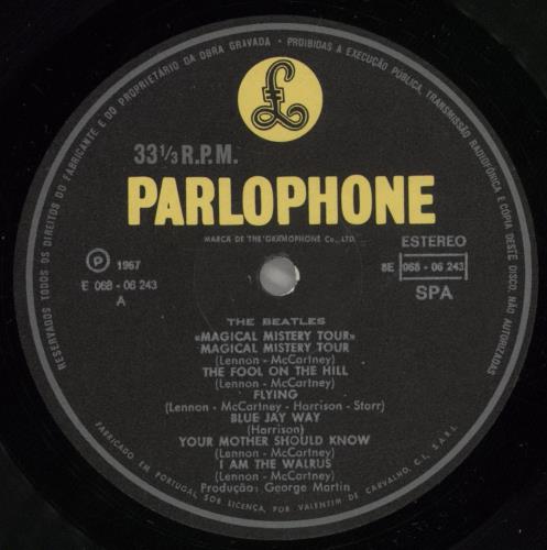 The Beatles Magical Mystery Tour vinyl LP album (LP record) Portuguese BTLLPMA683752