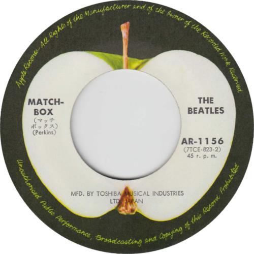 The Beatles Matchbox - 4th 7" vinyl single (7 inch record / 45) Japanese BTL07MA229532