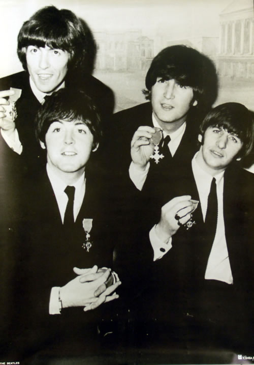 The Beatles MBEs poster Japanese BTLPOMB351764