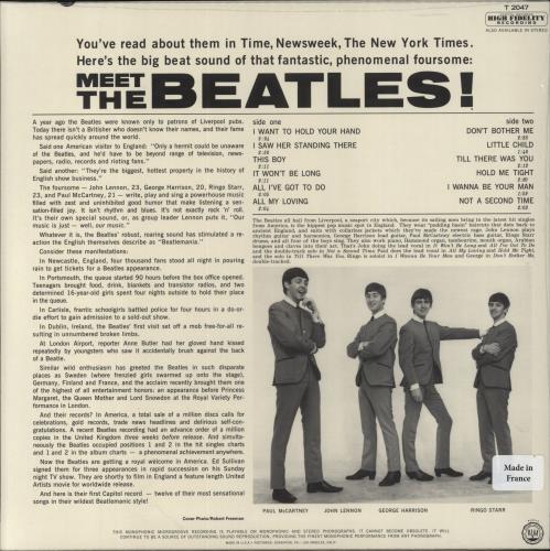 The Beatles Meet The Beatles - 180 Gram Blue Vinyl - Sealed vinyl LP album (LP record) UK BTLLPME858435