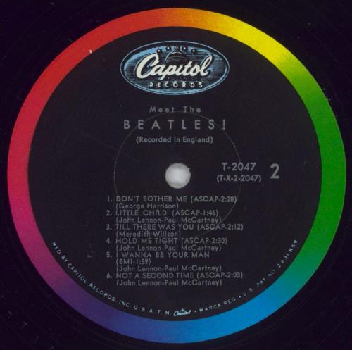 The Beatles Meet The Beatles - G.M. Credit vinyl LP album (LP record) US BTLLPME848516