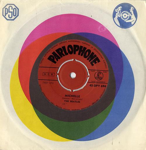The Beatles Michelle 7" vinyl single (7 inch record / 45) Finnish BTL07MI554270