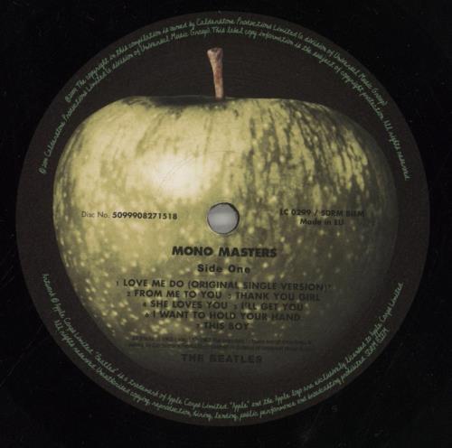 The Beatles Mono Masters - MONO - 180g 3-LP vinyl record set (Triple LP Album) UK BTL3LMO807766