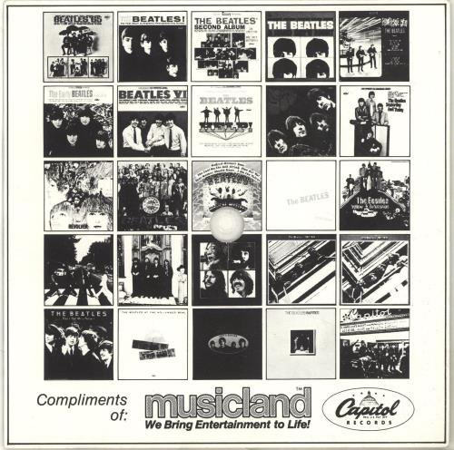 The Beatles Musicland Flexidisc - Clear 7" vinyl single (7 inch record / 45) US BTL07MU698202
