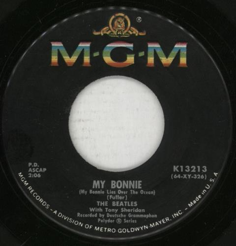 The Beatles My Bonnie - P/s 7" vinyl single (7 inch record / 45) US BTL07MY298271